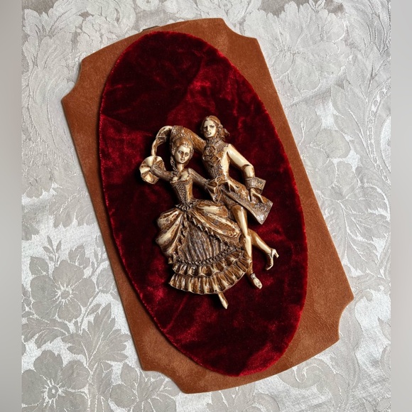 Vintage Other - Vintage Rococo Wall Plaque, Antique Style Wall Art